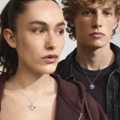 LUCA necklace silver-plated
