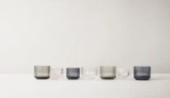 Lyngby tealight holder glas klar