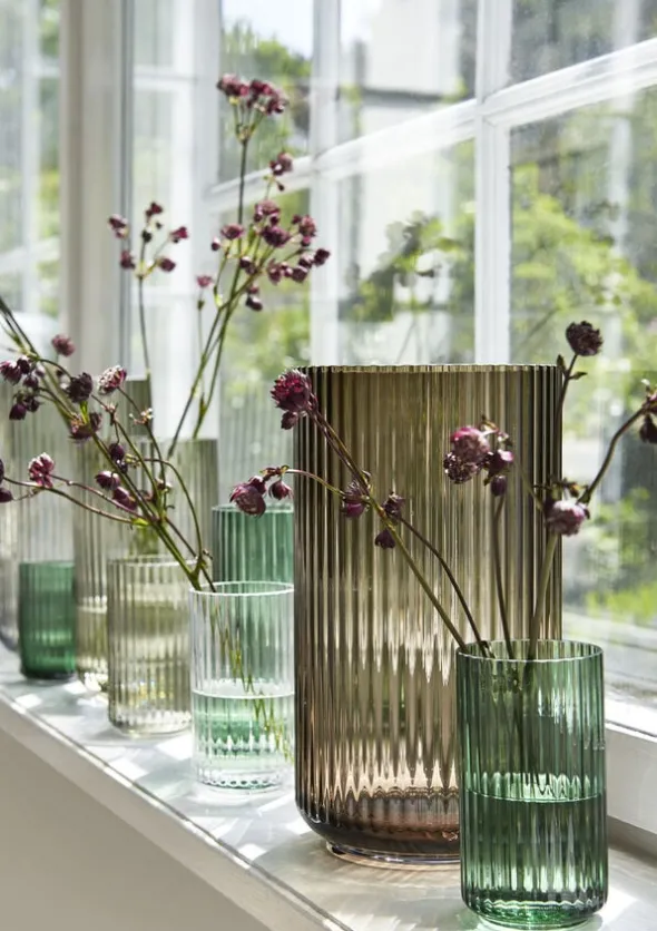 Lyngby Vase 20cm glass