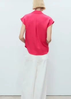 Lyocell sleeveless shirt