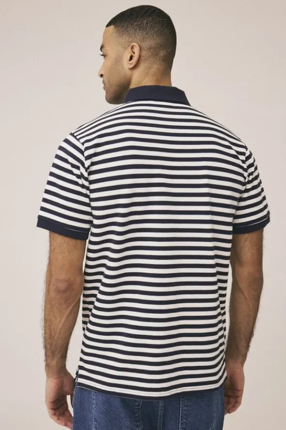 Maddox 3 stripe polo GOTS