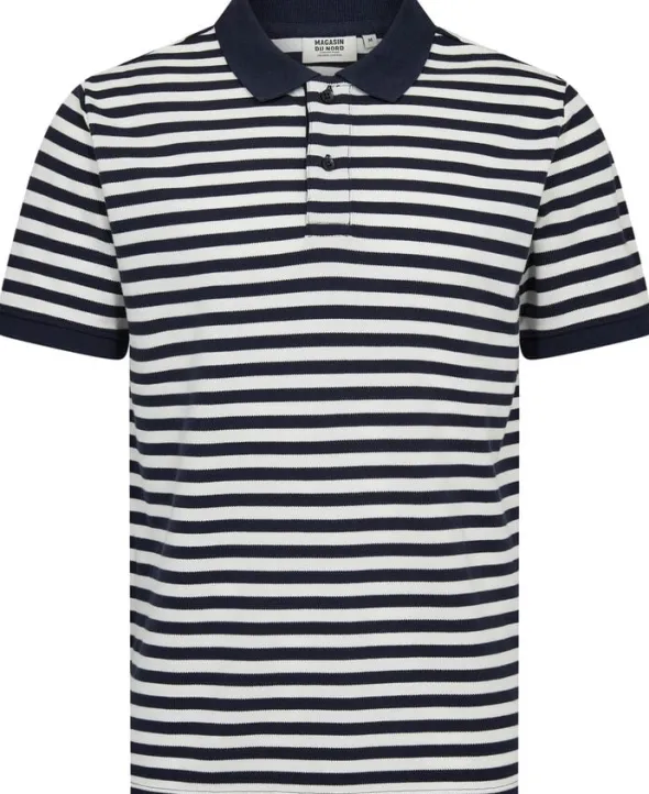 Maddox 3 stripe polo GOTS
