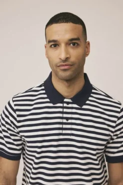 Maddox 3 stripe polo GOTS
