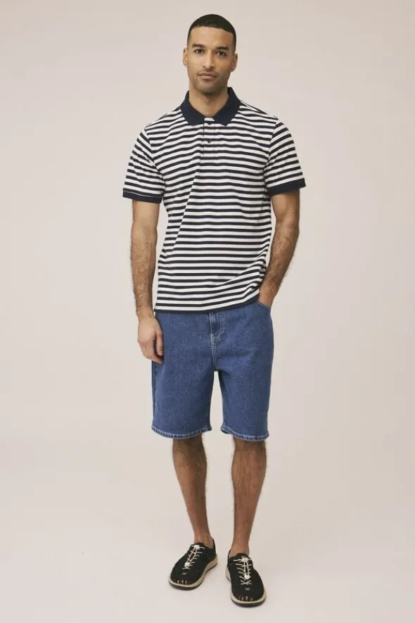 Maddox 3 stripe polo GOTS