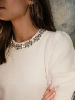 Maia Stone Knit blouse