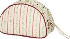 Makeup Bag Medium Summer Stripes Peach