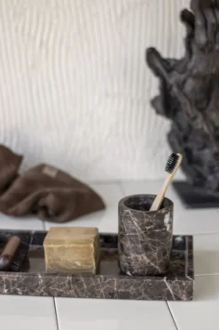MARBLE toothbrush holder
