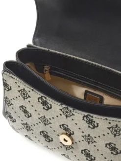 MELINDA LOGO TOP HANDLE FLAP