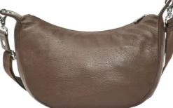 MELLOW LEATHER HOBO / MILK CHOCOLATE