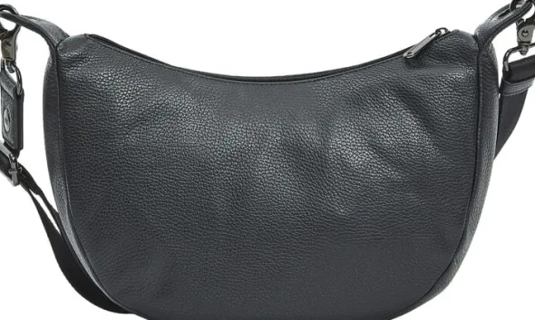 MELLOW LEATHER HOBO / NERO