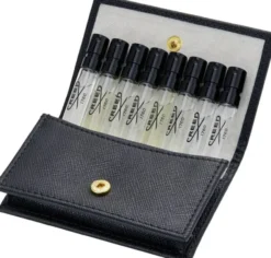 Men's Leather Sample Wallet Black EdP 13,6 ml