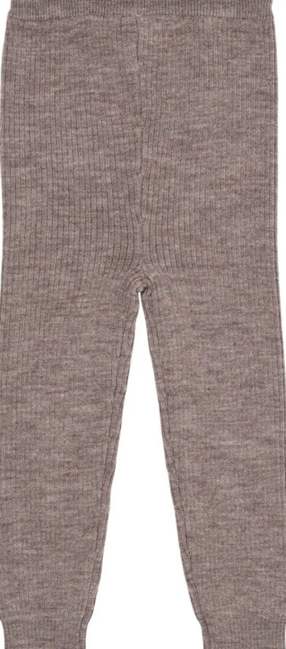 MERINO CLASSIC RIB LEGGINGS W. DRAW