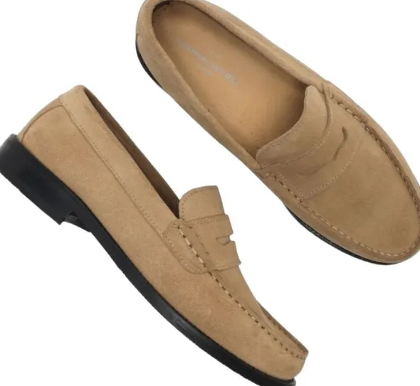 Miles Penny Loafer - Earth Suede