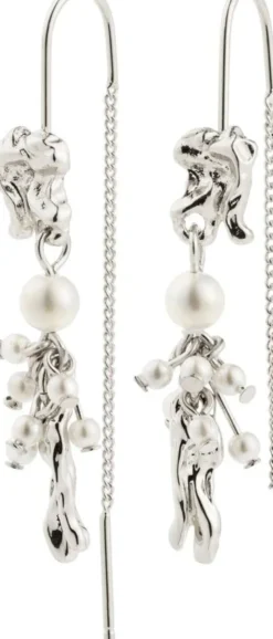 MILO chain earrings silver-plated