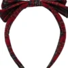 Mimi & Lula - Hårbøjle - Red Tartan Edie Pony Pals