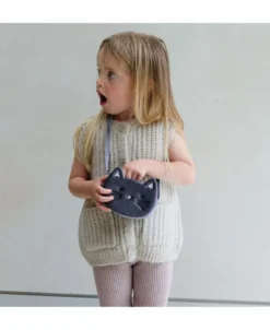 Mimi & Lula - Skuldertaske - Grey Kitty Cat