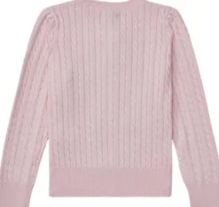 Mini-Cable Cotton Cardigan