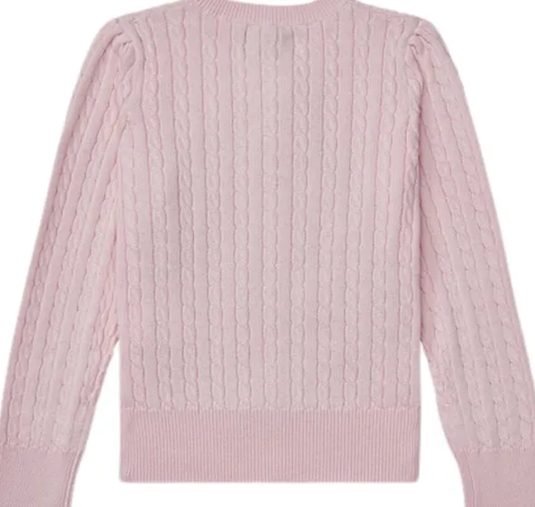 Mini-Cable Cotton Cardigan