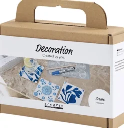 Mini DIY Kit Dekoration, Porcelæns coasters