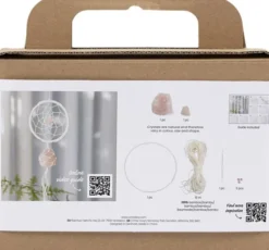 Mini DIY Kit Macramé, Drømmefanger med rosenkvarts krystal