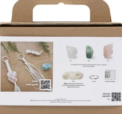 Mini DIY Kit Macramé, Nøglering