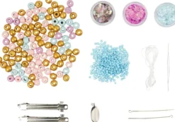 Mini DIY Kit Smykker, Halskæde, armbånd, spænder, broche