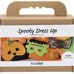 Mini DIY Kit Spooky Udklædning, Masker