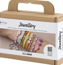 Mini DIY Mix Smykker, Farverige armbånd