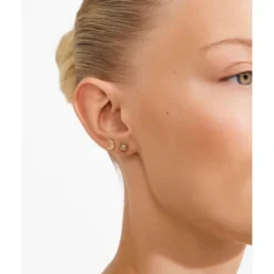 MISHA earrings, 2-in-1 set, gold-plated