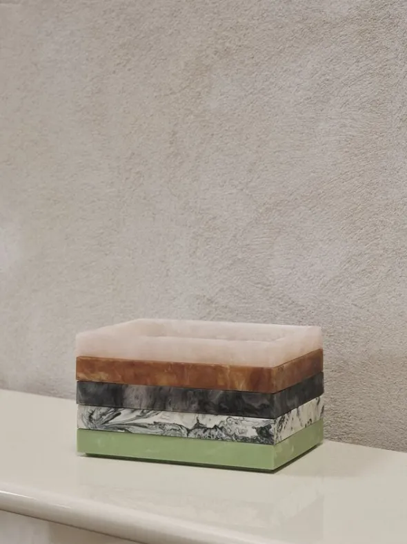 Mist Tray - 15 x 20 - Emerald Off-white