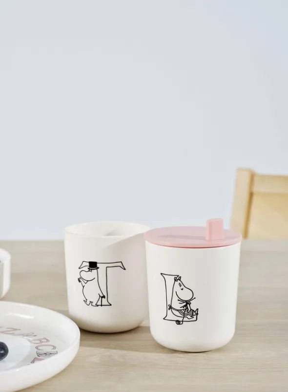 Moomin ABC tallrik Ø 20 cm Moomin salmon