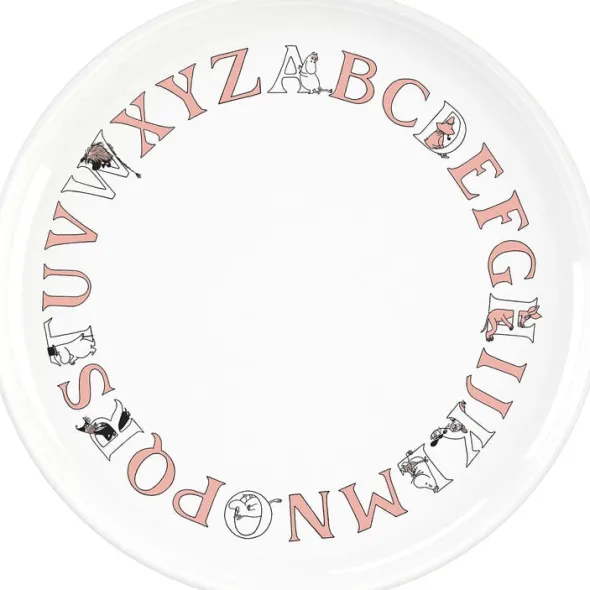 Moomin ABC tallrik Ø 20 cm Moomin salmon
