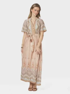 Moviana Flower Border Dress
