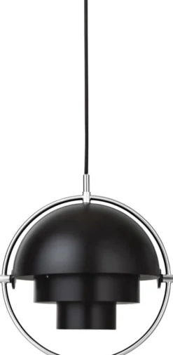 Multi-Lite Pendant - Small (Base: Brass, Shade: Black Semi Matt)