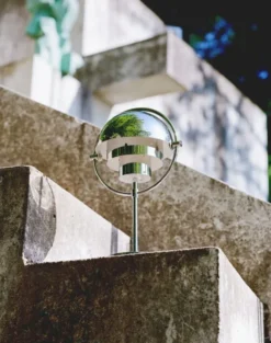 Multi-Lite Portable Lamp, EU (Base: Chrome, Shade: Chrome)