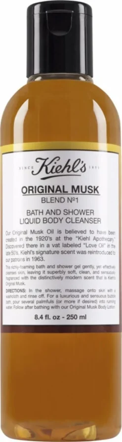Musk Bath and Shower Liquid Body Cleanser 250 ml.