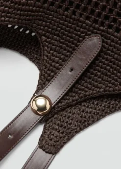 Natural fibre tote bag