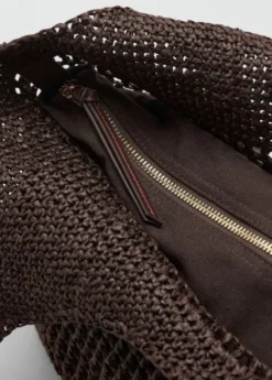 Natural fibre tote bag