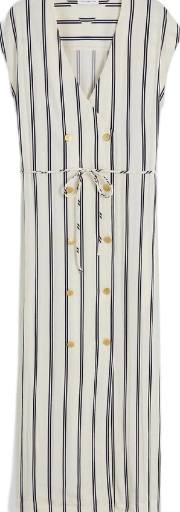 NAUTICAL STRIPE NS MIDI DRESS