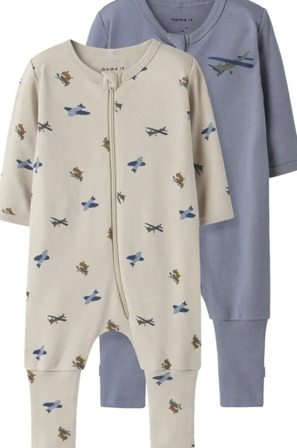 NBMNIGHTSUIT 2P ZIP FF AIRPLANE NOO