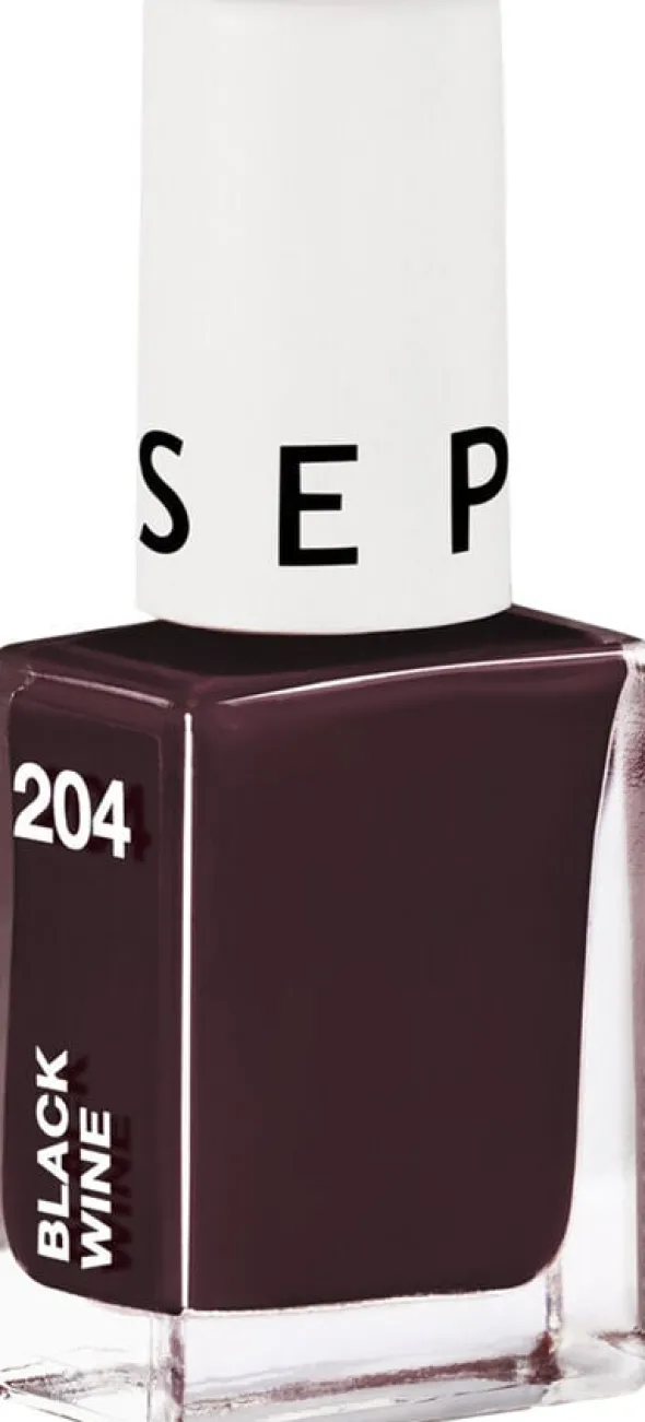 NEW NAIL POLISH-24 204 BLACK WINE