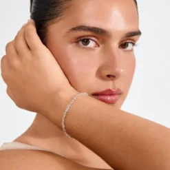 NOVA bracelet silver-plated