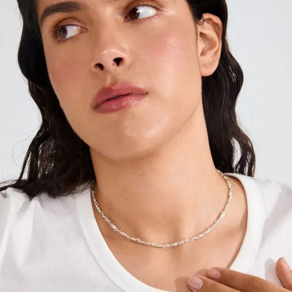 NOVA necklace silver-plated