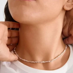NOVA necklace silver-plated