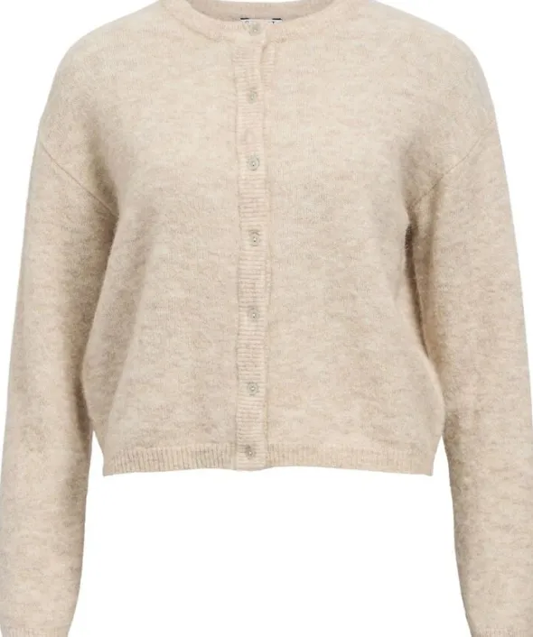 OBJAGATE L/S RE KNIT CARDIGAN NOOS