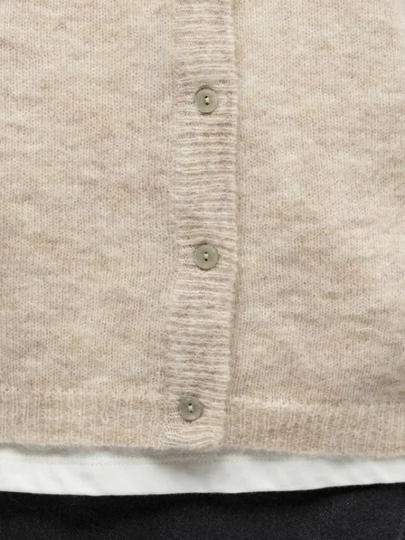 OBJAGATE L/S RE KNIT CARDIGAN NOOS