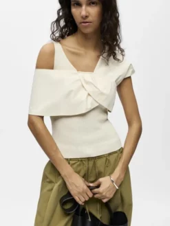 OBJBETZY S/S RE KNIT TOP 145