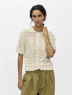 OBJBINDI S/S RE SHORT CARDIGAN 145