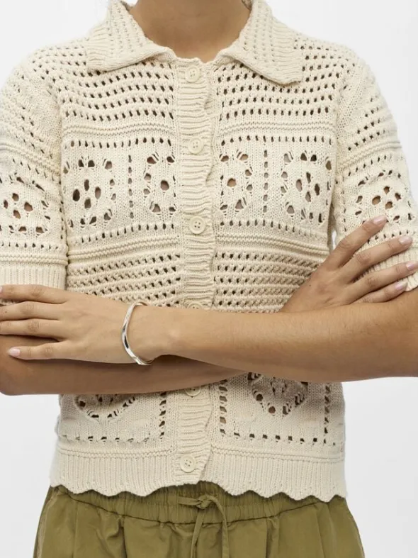 OBJBINDI S/S RE SHORT CARDIGAN 145