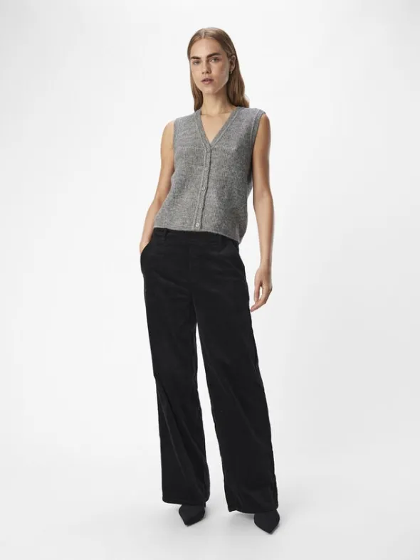OBJDIANA RE V-NECK KNIT VEST DIV